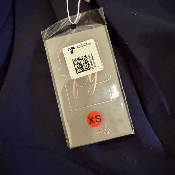 Women’s Navy Wide-Leg Pleated Dress Pants | High Waist Trousers | Size XS | NWT - Picture 6 of 10